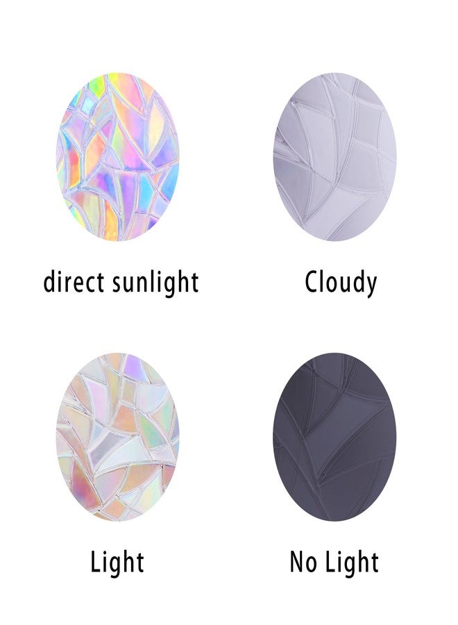phnydreg 44 Pcs Window Clings Circles Stars Clouds Anti Collision Window Stickers Sun Catcher Stickers for Bird Strikes - Image 3